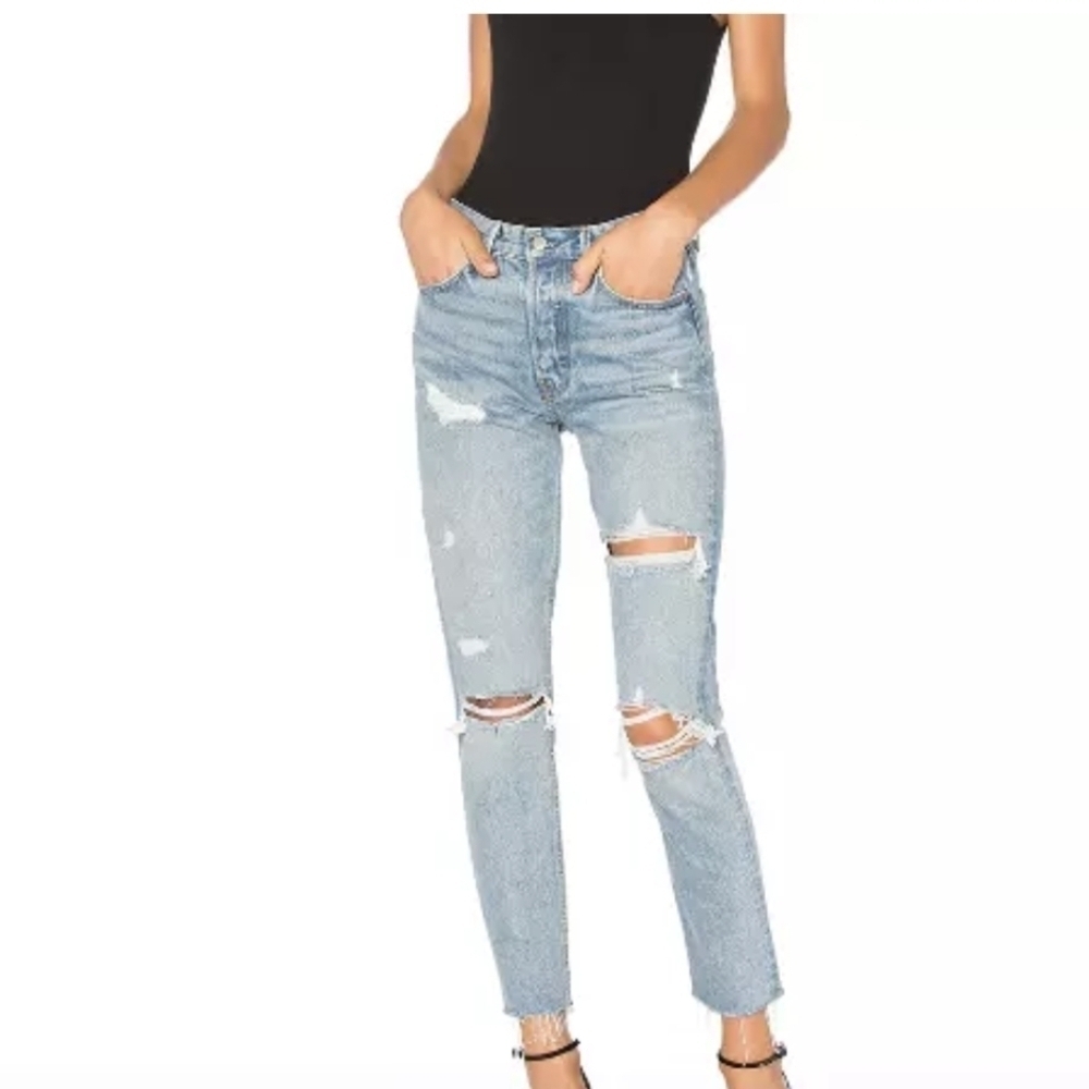 GRLFRND Light Blue High Rise Women Jeans